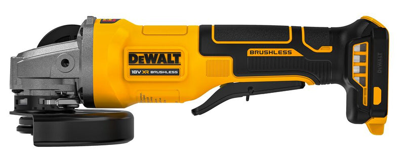 18 Volt Akku-Winkelschleifer 125 mm, Totmannschalter - Basisversion (DeWALT DCG408N-XJ)