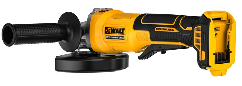 18 Volt Akku-Winkelschleifer 125 mm, Totmannschalter - Basisversion (DeWALT DCG408N-XJ)
