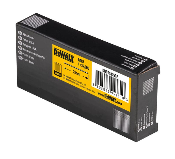 Stauchkopfnagel, DNBT 25mm 5kSt. Galv. (DeWALT DNBT1825GZ)