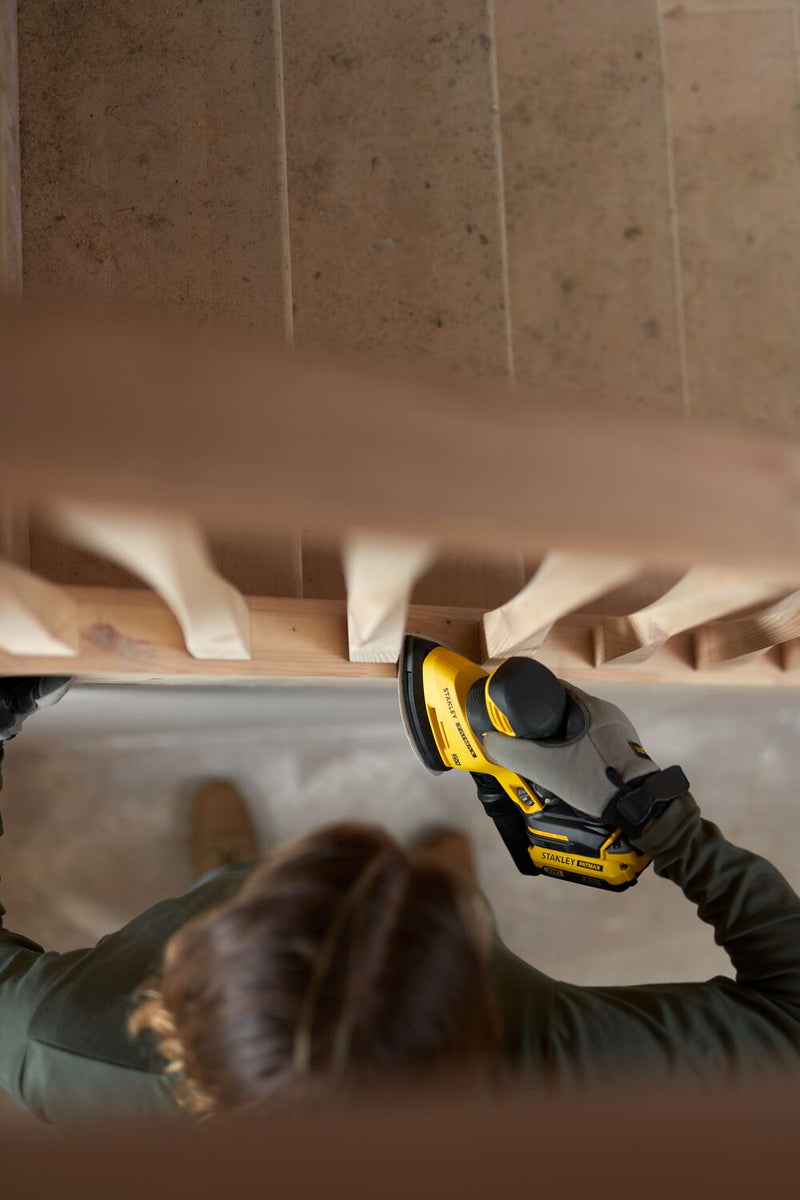 18V cordless eccentric sander Ø125mm sanding machine (STANLEY SFMCW220B-XJ)