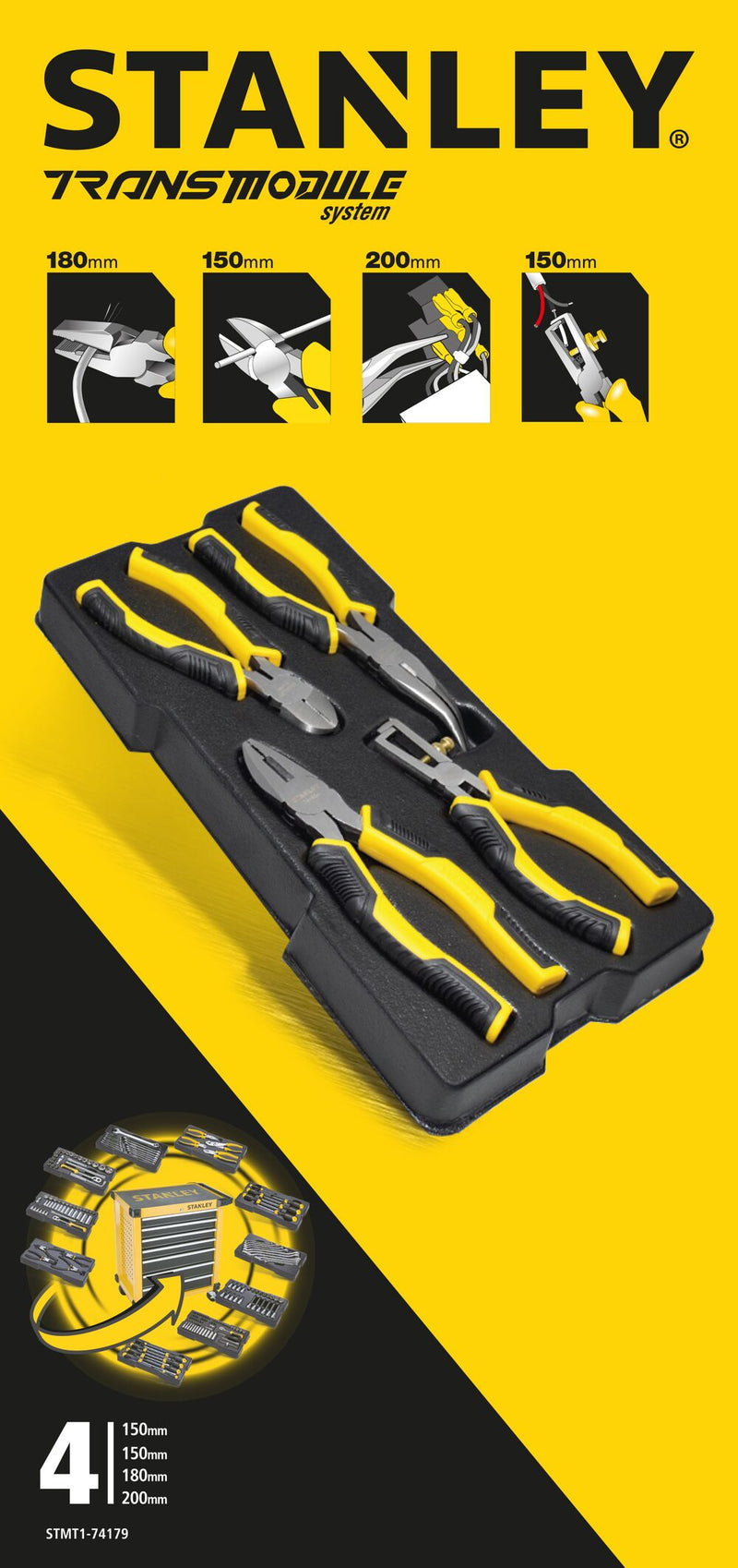 Modul Zangen-Set Dynagrip (STANLEY STMT1-74179)