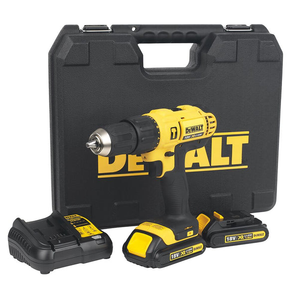 18V/2x1.3Ah Akku-Schlagbohrschrauber 300W/42Nm+Koffer (DeWALT DCD776C2-QW)