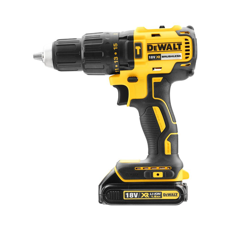 Perceuse à percussion sans fil 18 V/2 x 1,5 Ah (sans balais) (DeWALT DCD778S2T-QW)