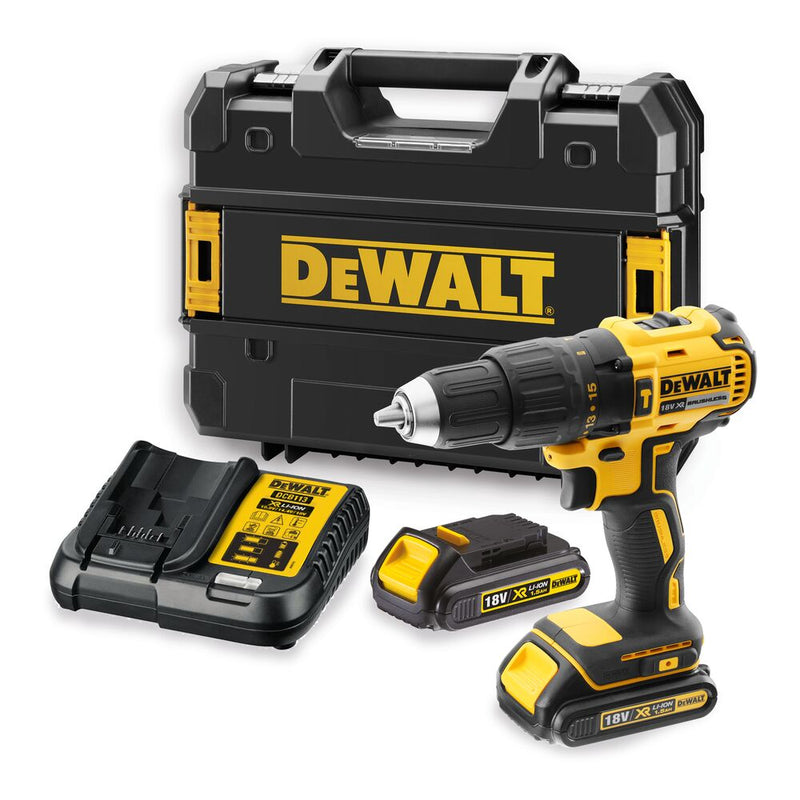 18V/2x1.5Ah cordless impact drill (brushless) (DeWALT DCD778S2T-QW)