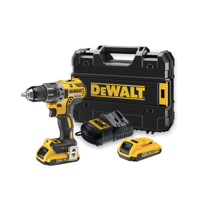 18V/2x2Ah cordless drill (brushless) (DeWALT DCD791D2-QW)