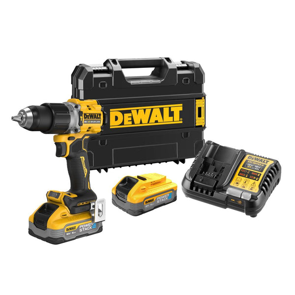 18V/5x2Ah cordless impact drill, charger TSTAK-Box (DeWALT DCD805H2T-QW)