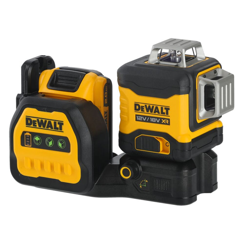 Multilinienlaser 18V, 3x360°, 2Ah XR-Akku, Lader im Koffer (DeWALT DCE089D1G18-QW)