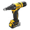 Pistolet à riveter sans fil XR 18 V/1,7 Ah + étui (DeWALT DCF403E1GT-QW)