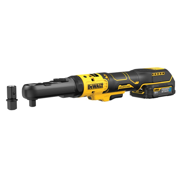 Cliquet à batterie 18V/1,7Ah 3/8" et 1/2" (sans balais) (DeWALT DCF510E2G-QW)