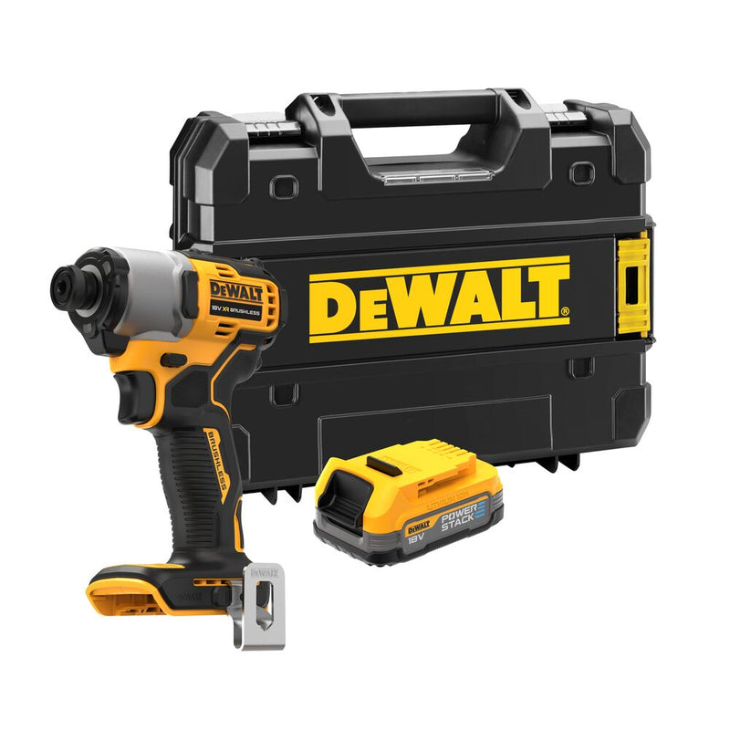 18V/1.7Ah cordless impact wrench, 1/4" (DeWALT DCF840E1T-XJ)