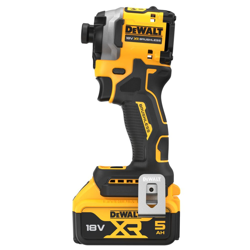 18V/2x5Ah Akku Schlagschrauber 1/4" Innensechskant (DeWALT DCF850P2T-QW)