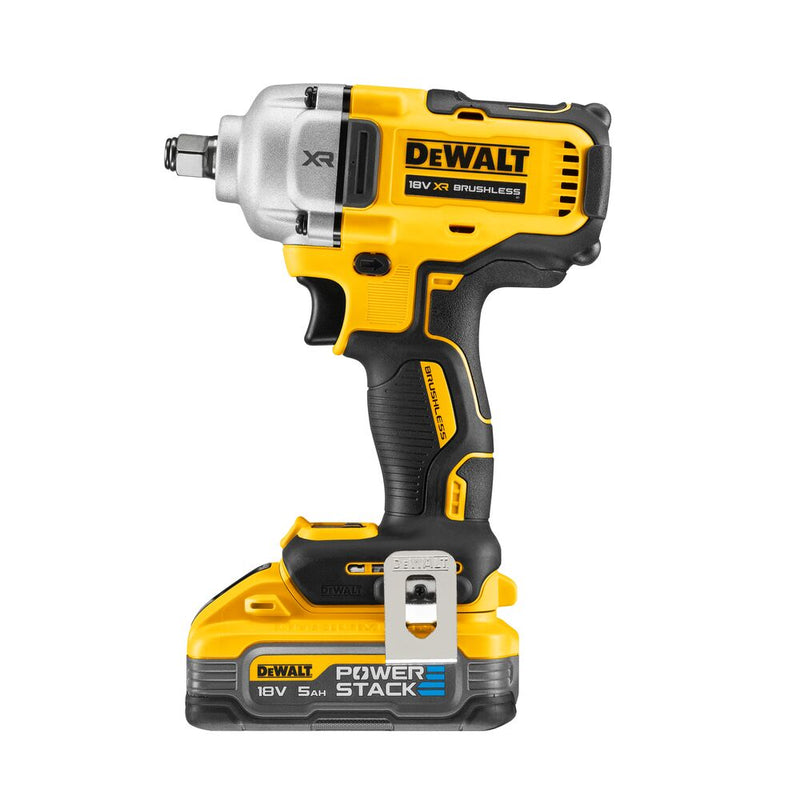 1/2" cordless impact wrench 18V/2x5Ah, Tstak (DeWALT DCF891H2T-QW)