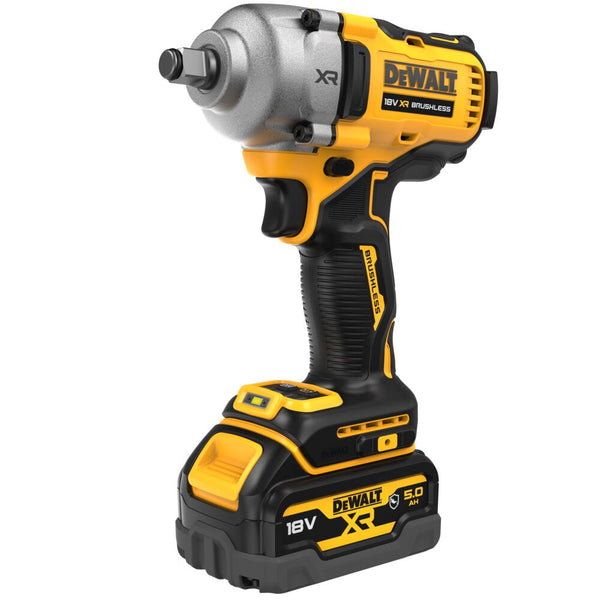 1/2" 18V cordless impact wrench, 2x5Ah Li-Ion (DeWALT DCF891P2G-QW)