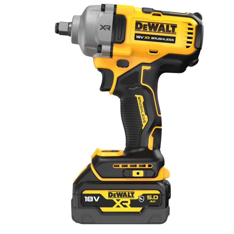 1/2" 18V cordless impact wrench, 2x5Ah Li-Ion (DeWALT DCF891P2G-QW)