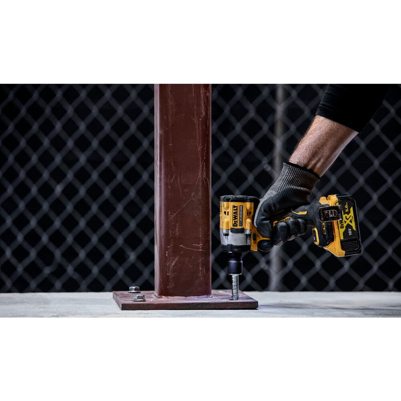 18V cordless impact wrench, 1/2", 406Nm - Basic - (DeWALT DCF921NT-XJ)