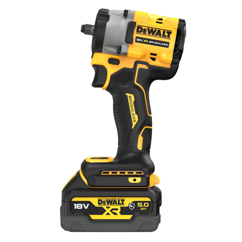 18V/5Ah cordless impact wrench, 3/8", 406Nm (DeWALT DCF923P2G-QW)