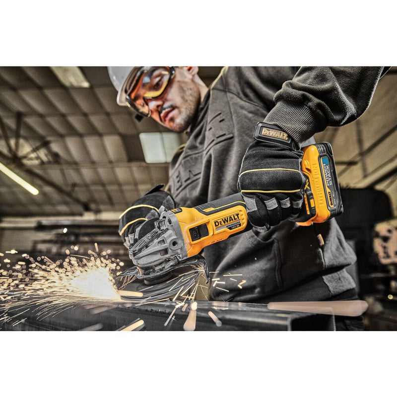 18V/2x5Ah cordless angle grinder 125mm (brushless) (DeWALT DCG405H2T-QW)