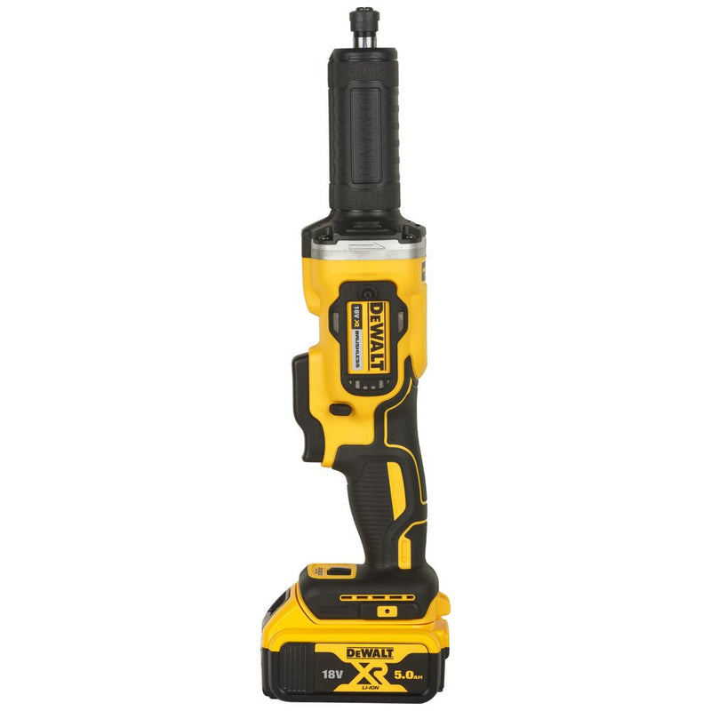 18V/2x5Ah cordless straight grinder 6mm, T STAK-Box II (DeWALT DCG426P2-QW)
