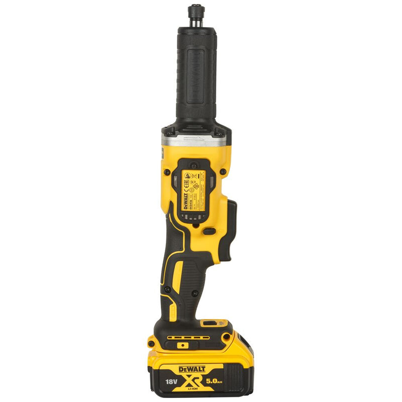 18V/2x5Ah cordless straight grinder 6mm, T STAK-Box II (DeWALT DCG426P2-QW)