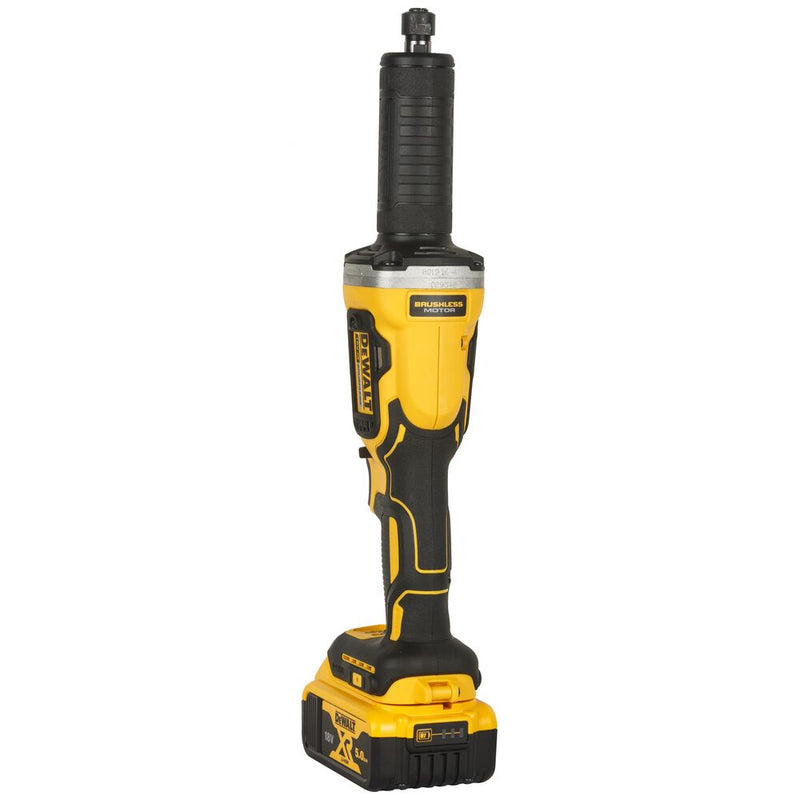 18V/2x5Ah cordless straight grinder 6mm, T STAK-Box II (DeWALT DCG426P2-QW)