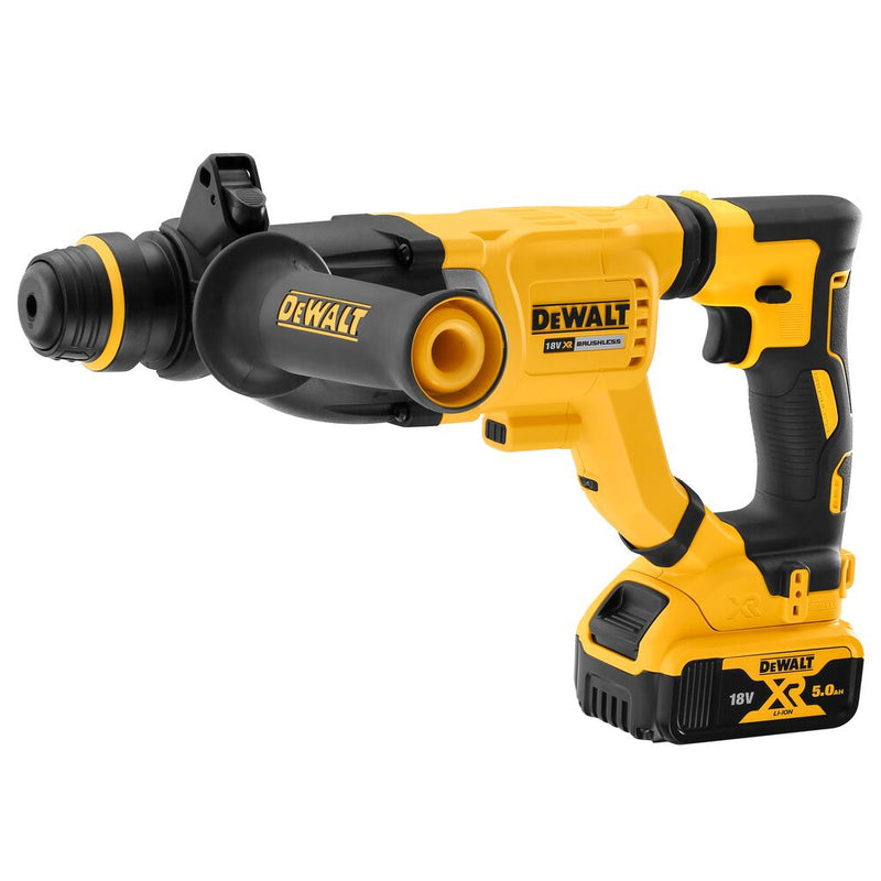 Marteau combiné sans fil SDS-plus 18 V/5 Ah 26 mm, 3,1 J (DeWALT DCH263P1-QW)