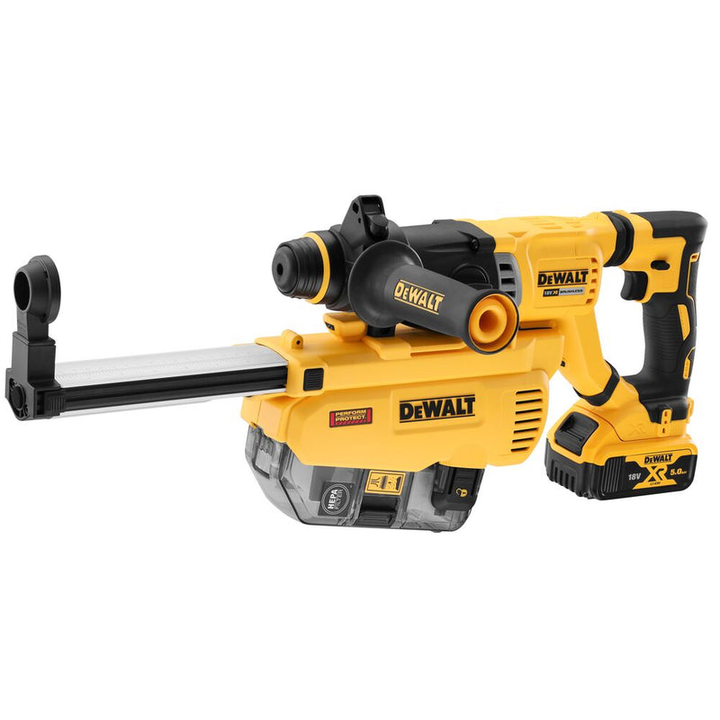 18V/5Ah SDS-plus cordless combination hammer 26mm, 3.1J (DeWALT DCH263P1-QW)