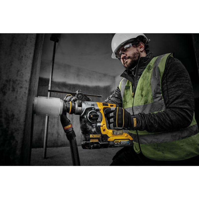 18V/5Ah SDS-plus Akku-Kombihammer 24mm, 2,1J (DeWALT DCH273H2T-QW)