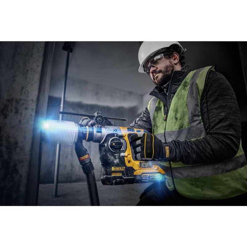 18V/5Ah SDS-plus cordless combination hammer 24mm, 2.1J (DeWALT DCH273H2T-QW)