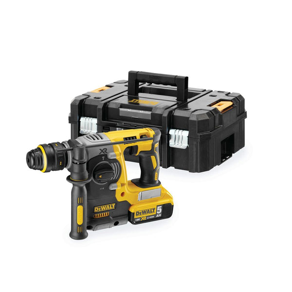 18V/5Ah SDS-plus Akku-Kombihammer 24mm (bürstenlos), 2,1J, SSBF (DeWALT DCH274P2T-QW)