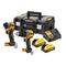 18V/2x5Ah Akku-Kombopack, DCD805+DCF850+DCB115+TSTAK (DeWALT DCK2050H2T-QW)