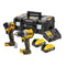 Akku Kombopack DCD800 + DCF850, 2x5,0Ah DCBP518+ TSTAKII (DeWALT DCK2051H2T-QW)