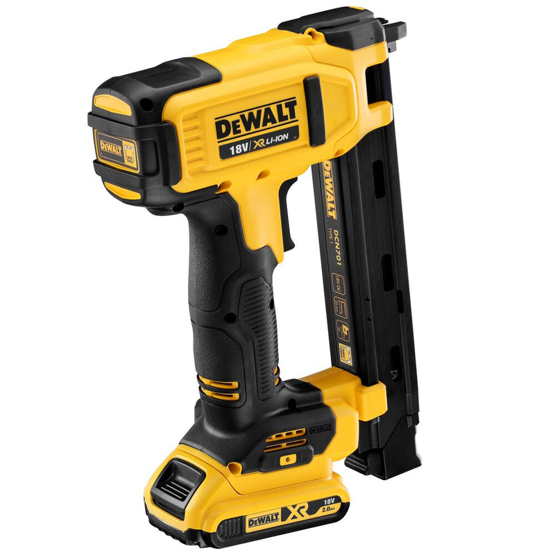 18V/2x2Ah cordless nailer &amp; stapler 60mm (DeWALT DCN701D2-QW)