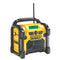 Cordless and mains compact radio for 10.8 - 18 Volt XR Li-Ion batteries (DeWALT DCR019-QW)