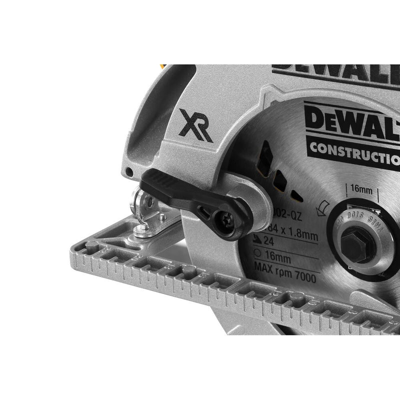 18V/2x5Ah Akku Handkreissäge 184mm bürstenlos (DeWALT DCS572P2-QW)