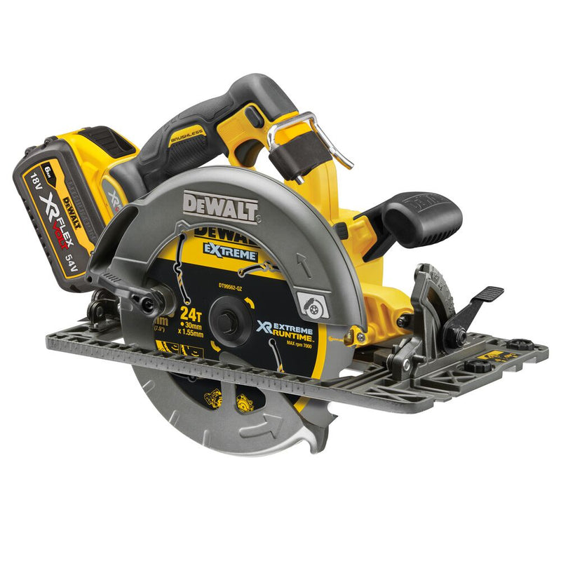 54V/2x6Ah XR FlexVolt Akku-Handkreissäge 190mm (DeWALT DCS579T2-QW)