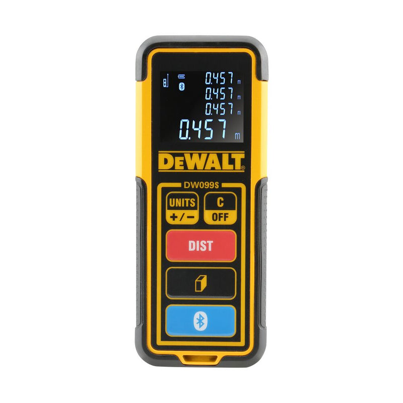 Laser-Distanzmesser, Entfernungsmesser 30M, Bluetooth (DeWALT DW099S-XJ)