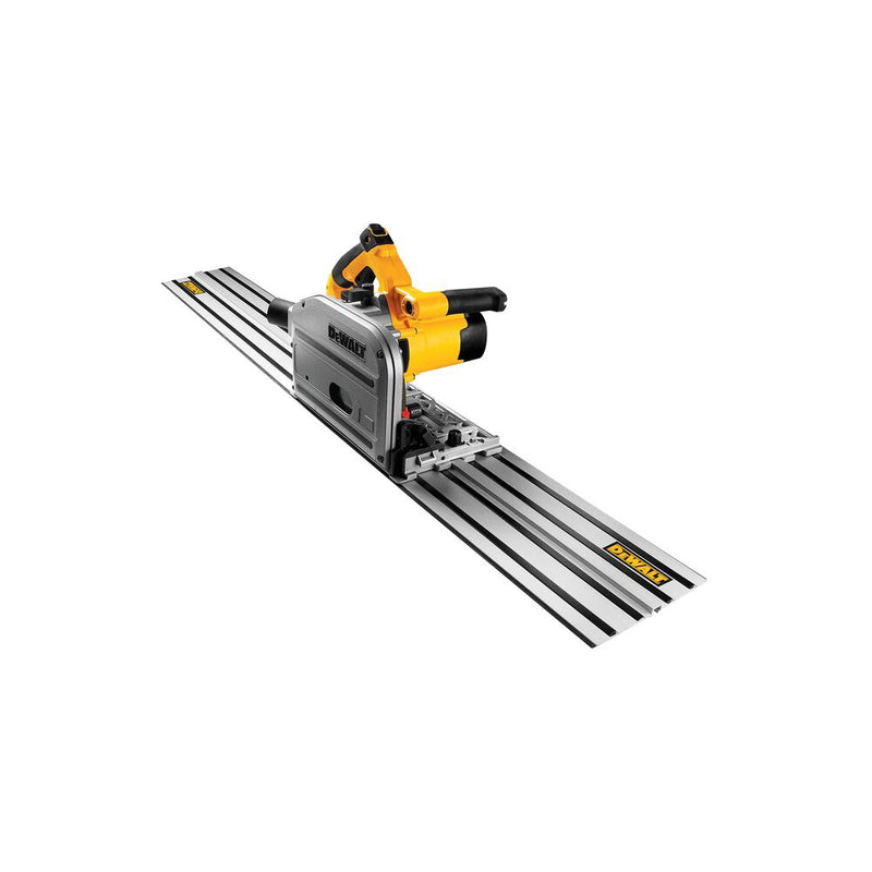 1300W plunge saw set including 1500mm guide rail (DeWALT DWS520KTR-QS)