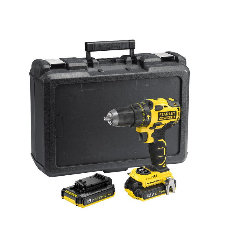 Perceuse-visseuse sans fil FATMAX 18V 2x2Ah en coffret (STANLEY FMC627D2-QW)