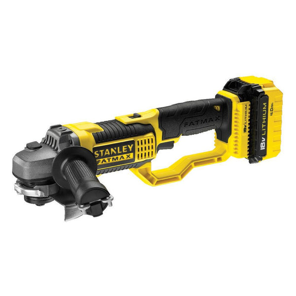 Cordless angle grinder (18V / 4.0Ah), 125mm, 2 batteries (STANLEY FMC761M2-QW)