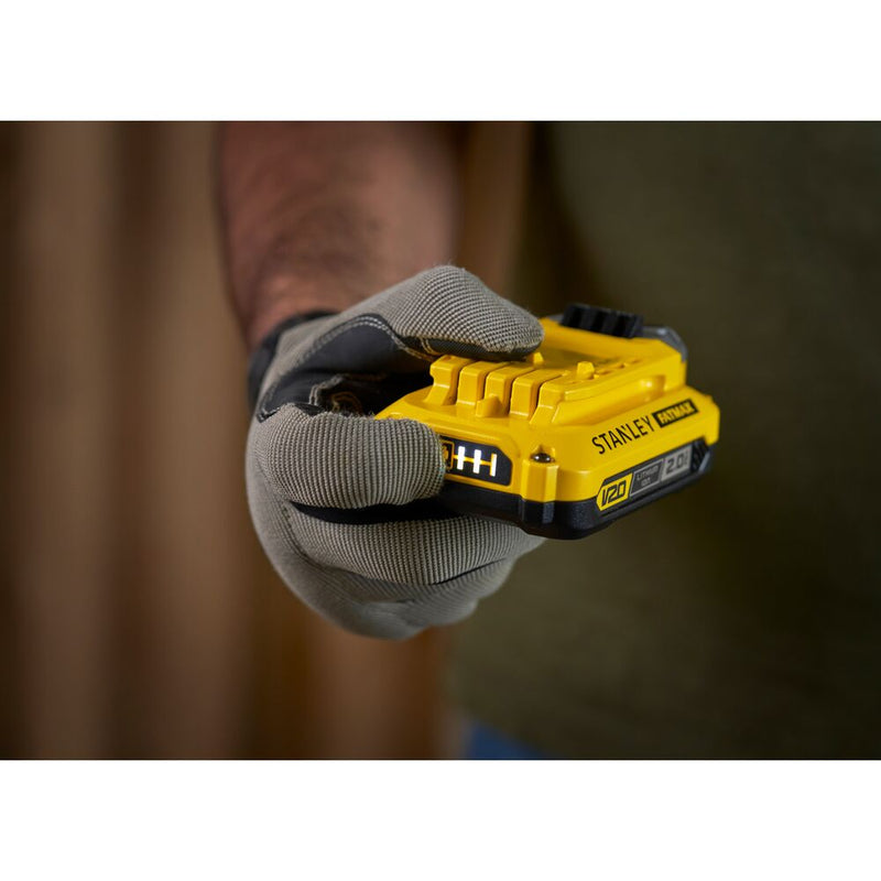 18V/2x2Ah FATMAX V20 Starter Kit, Adapter, Charger (STANLEY SFMCB12D2-QW)