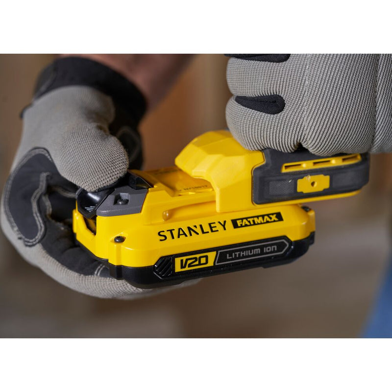 Perceuse-visseuse sans fil FATMAX V20 18V/2x1,5Ah, en étui (STANLEY SFMCD710C2K-QW)