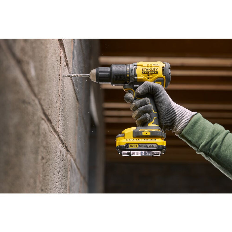 18V/2.0Ah FATMAX cordless impact drill, 2 batteries (STANLEY SFMCD715D2K-QW)