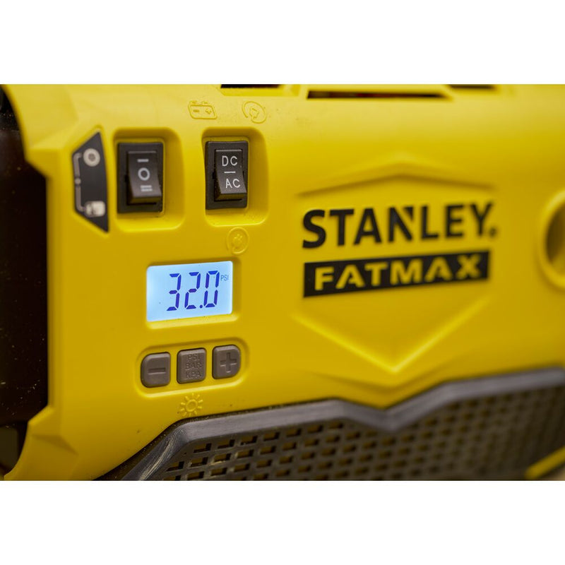 Compresseur sans fil FatMax 10L/10bar sans batterie, 230V/18V (STANLEY SFMCE520B-QW)