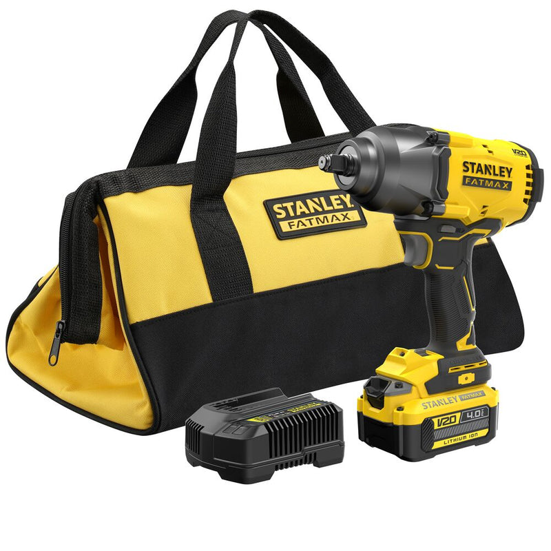 18V/4Ah FATMAX cordless impact wrench 1/2", 929Nm (STANLEY SFMCF940M1-QW)