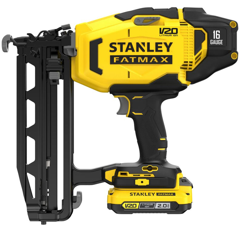 18V/2x2Ah Cordless Nailer Pins + Charger + Case (STANLEY SFMCN616D2K-QW)