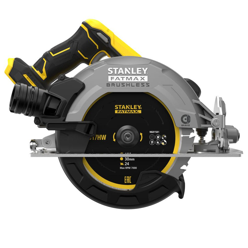 Scie circulaire sans fil FATMAX 18V (V20/2x4Ah), mallette (STANLEY SFMCS550M2K-QW)