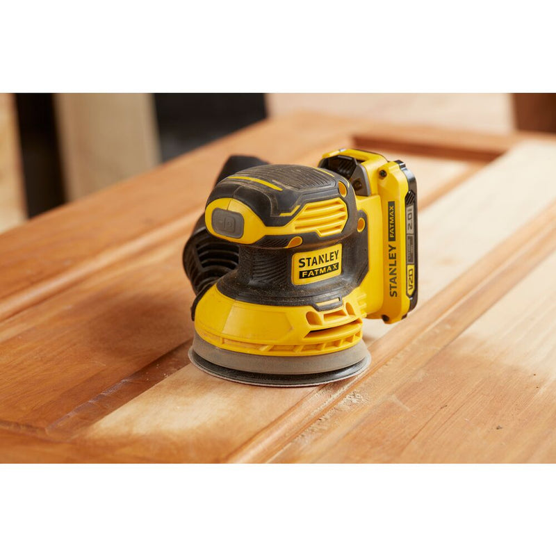 18V cordless eccentric sander Ø125mm sanding machine (STANLEY SFMCW220B-XJ)