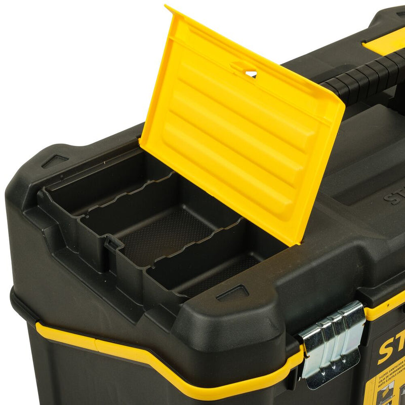 24L/22kg Essential 19" 3-Level Cantilever Werkzeugbox (STANLEY STST83397-1)
