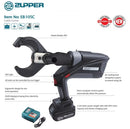 ZUPPER EB-105C Akku-Kabelschneider Ø105mm – 150kN Hydraulisch inkl. 2x 5.0Ah Akku & Ladegerät