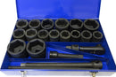 1"-SAE-Schlagschraubendreher-Steckschlüsselsatz, 21-teilig (1-5/8“-3-1/8", L: 90 mm) (JQ-1-ZT021A)